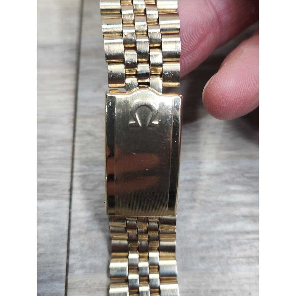 Omega Original Jubilee Gold Filled Mens Watch Band, 19mm. Short , JB Champion